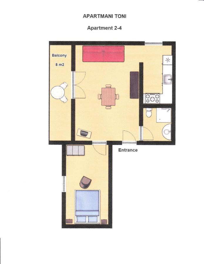 Toni, Borik Apartmán